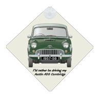 Austin A55 Cambridge 1957-58 (2 tone) Car Window Hanging Sign